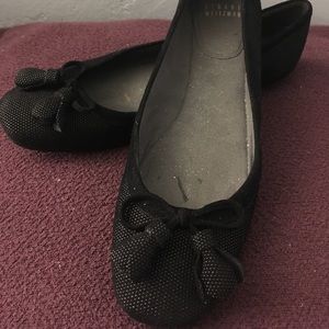 Stuart Weitzman Black Flats
